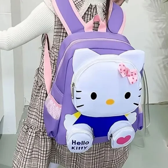 Hello Kitty Backpack Bookbag - Picture 3 of 5